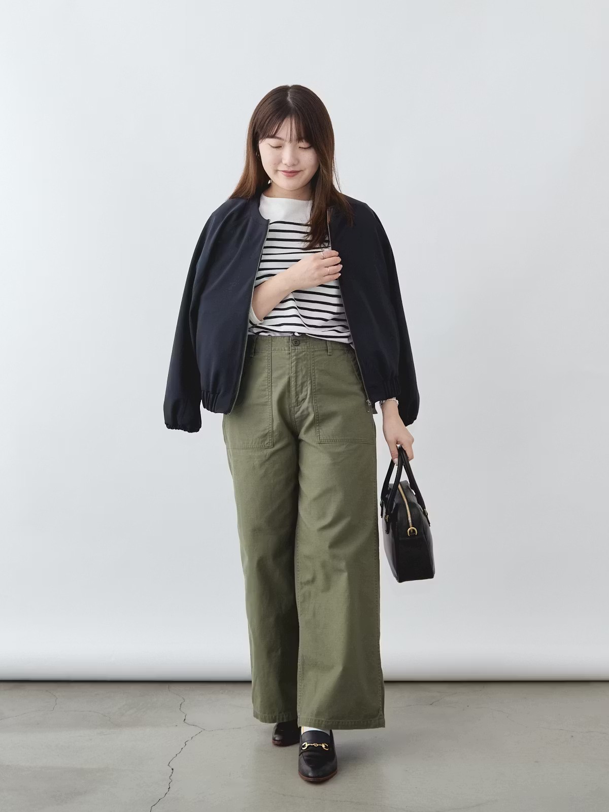 ワイドベイカーパンツ