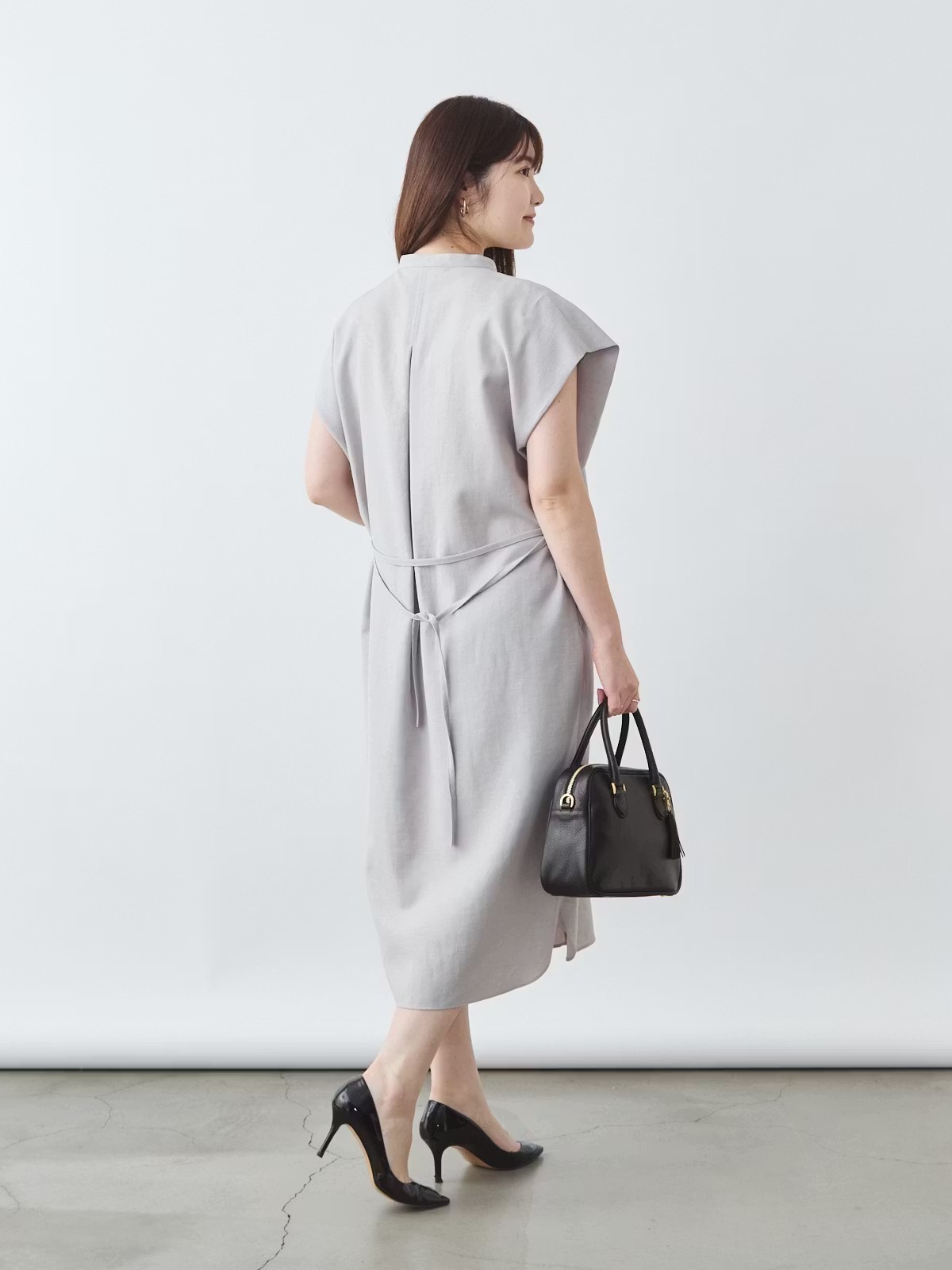 リネンライクワンピース