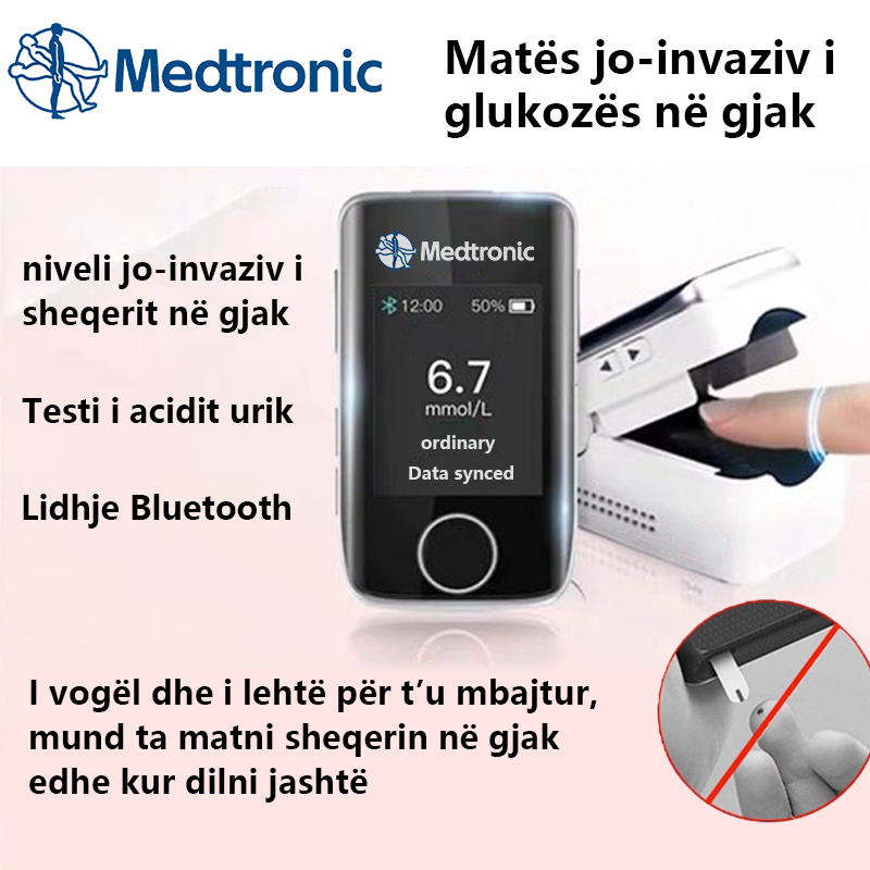 Monitori i parë portativ, jo-invaziv dhe shumëfunksional i glukozës në gjak nga Medtronic.