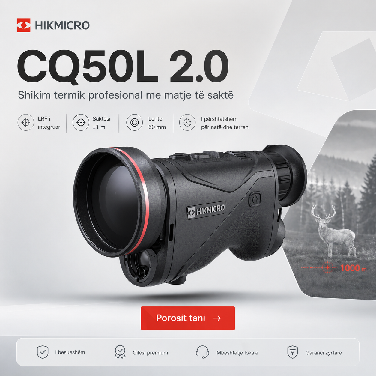 HIKMICRO CONDOR LRF 2.0 Mbështetet pagesa në momentin e dorëzimit