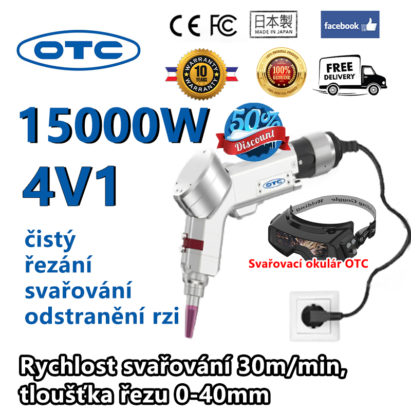 [Exkluzivní cena pro uživatele Facebooku] OTC laserová svařovací pistole 4 v 1
