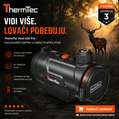 Termalni nišani THERMTEC HUNT PRO serije