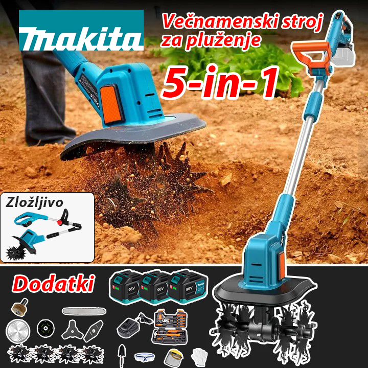 Makita večnamenski litij-ionski akumulatorski frezer (50 % popust)