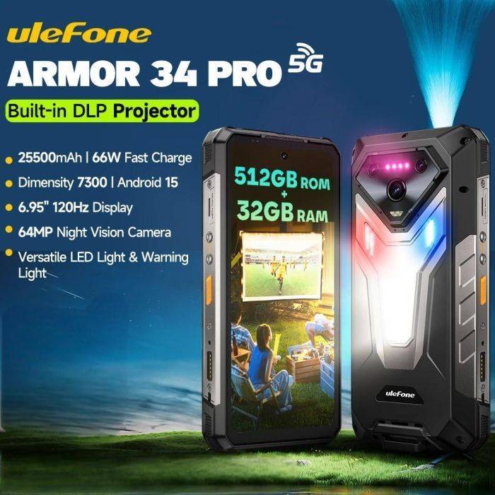 [Edizione limitata] Ulefone Armor 34 PRO, un nuovo smartphone 5G con processore MediaTek Dimensity 7300