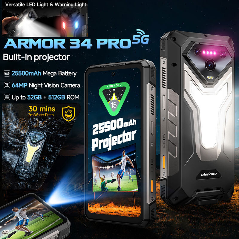 [Edizione limitata] Ulefone Armor 34 PRO, un nuovo smartphone 5G con processore MediaTek Dimensity 7300