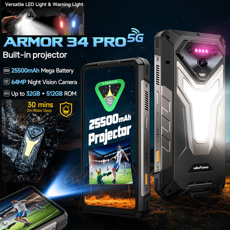 [Edizione limitata] Ulefone Armor 34 PRO, un nuovo smartphone 5G con processore MediaTek Dimensity 7300