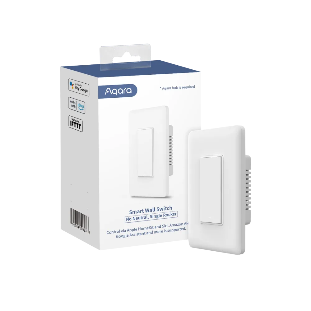 【尾貨開倉】Aqara 智能牆壁開關 遠程控光 定時連動 Apple HomeKit Zigbee3.0 澳門保養