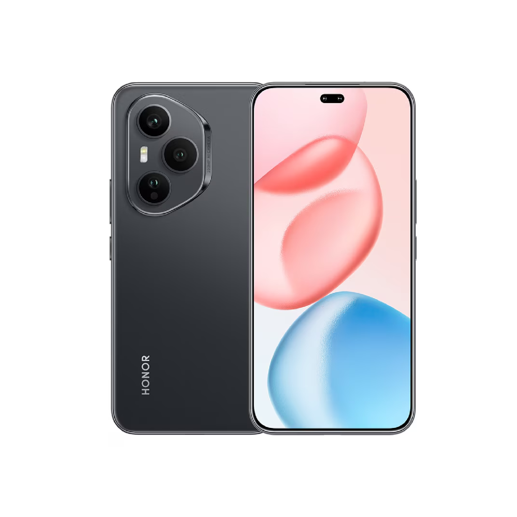 Honor 榮耀 400 Pro  旗艦手機 2億像素單反級主攝 旗艦芯片 超清綠洲護眼屏 極速閃充 黑色 澳門保養