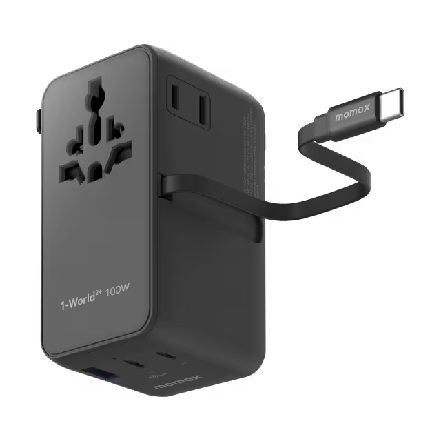 Momax 1 World2 Plus 100W 雙AC 內建快充線插座 澳門保養