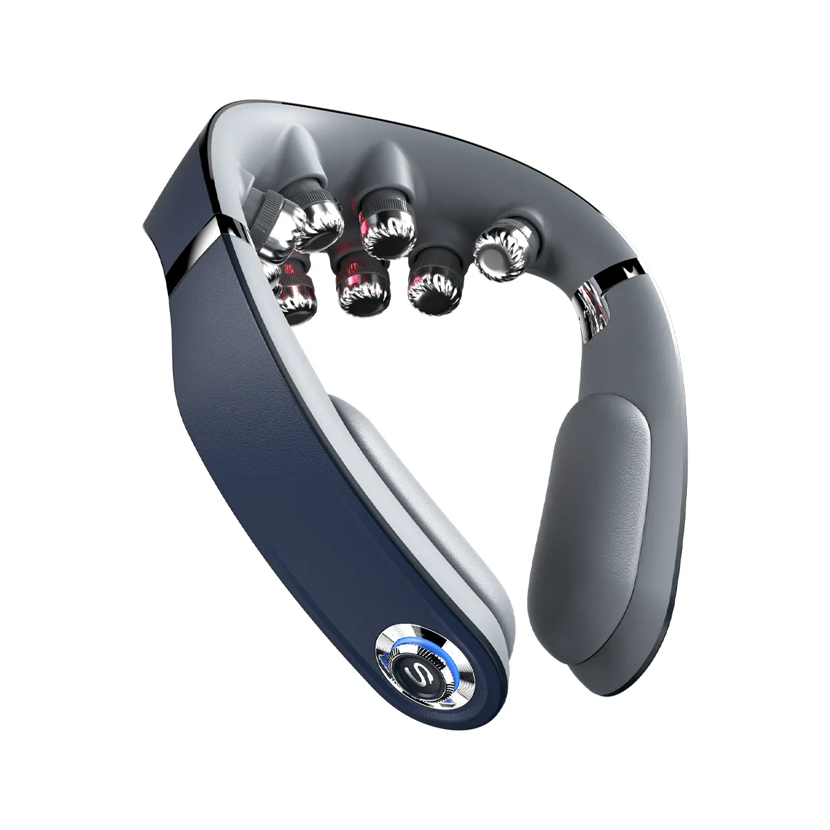 SKG頸部按摩儀G7 Pro-Fold 摺疊便攜設計 9頭物理按摩 紅光深層熱敷 智能App連動 澳門保養