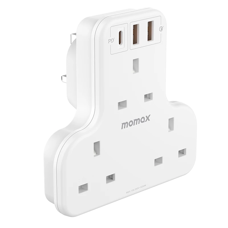 Momax ONEPLUG PD20W 2A1C 3位T型插座 澳門保養