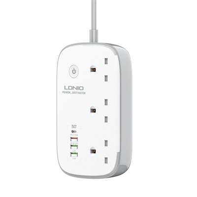 LDNIO 力德諾 多功能拖板 排插 安全防護 獨立開關 USB快速充電 高溫阻燃 延長線 澳門保養