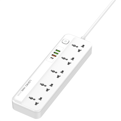 LDNIO 力德諾 多功能拖板 排插 安全防護 獨立開關 USB快速充電 高溫阻燃 延長線 澳門保養