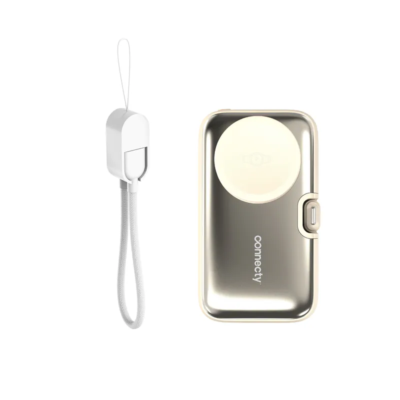 Connecty PowerTrio 5000mAh 4-in-1 Power Bank Black 超薄便攜磁吸高速行動電源 澳門保養