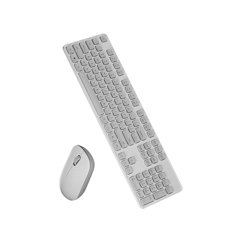 Xiaomi 小米 無線鍵鼠套裝 XMWXJSC01YM 全尺寸人體工學波浪形鍵位1200DPI靜音按鍵無線鍵鼠套裝 澳門保養
