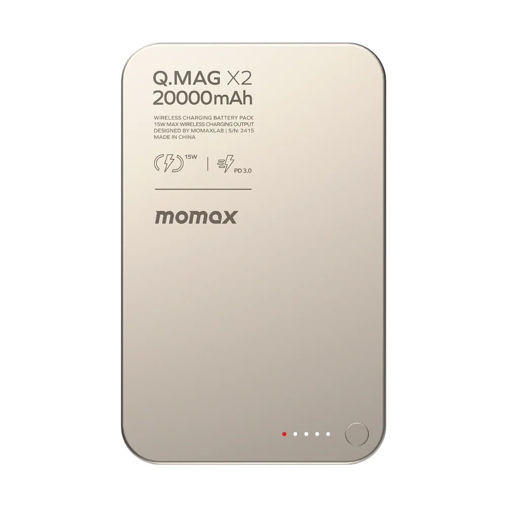 Momax Q Mag X2 35W 20000mAh 充電寶 磁吸流動電源 澳門保養
