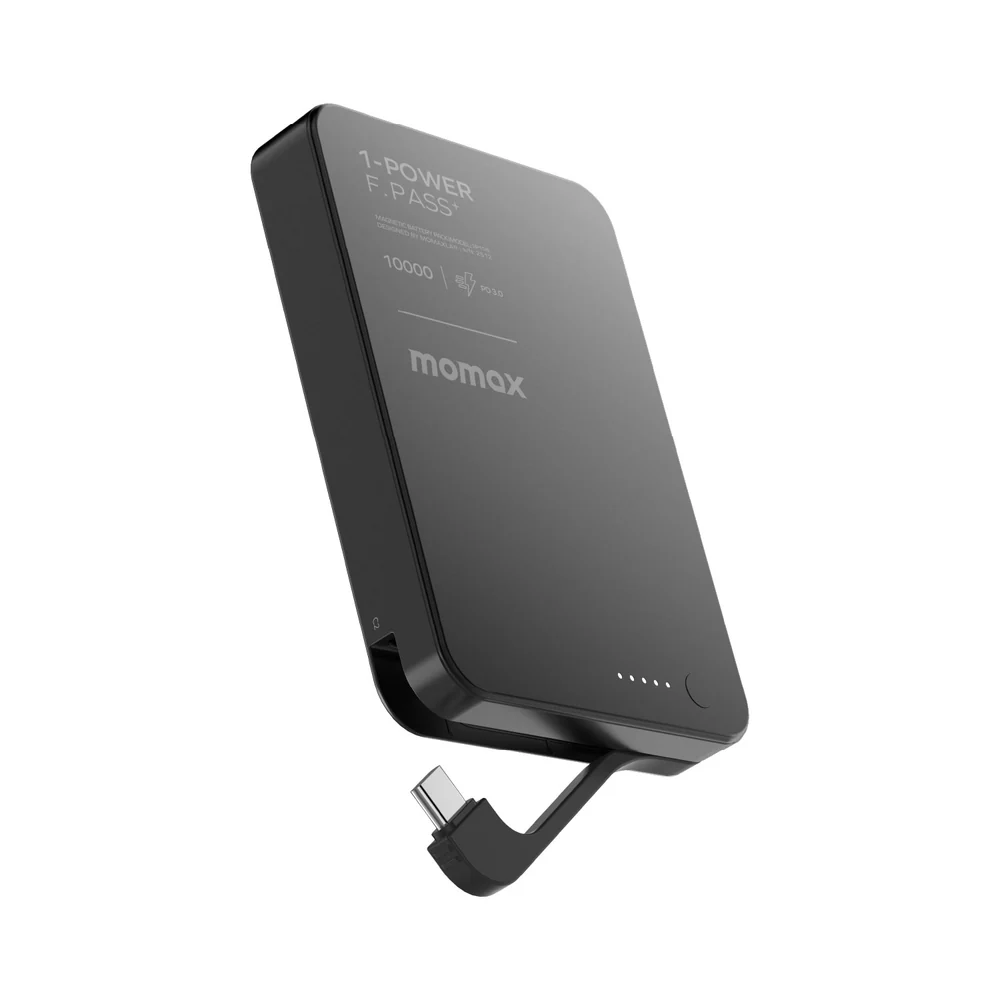 Momax 10000mAh 磁吸帶線移動電源 PD快充 澳門保養