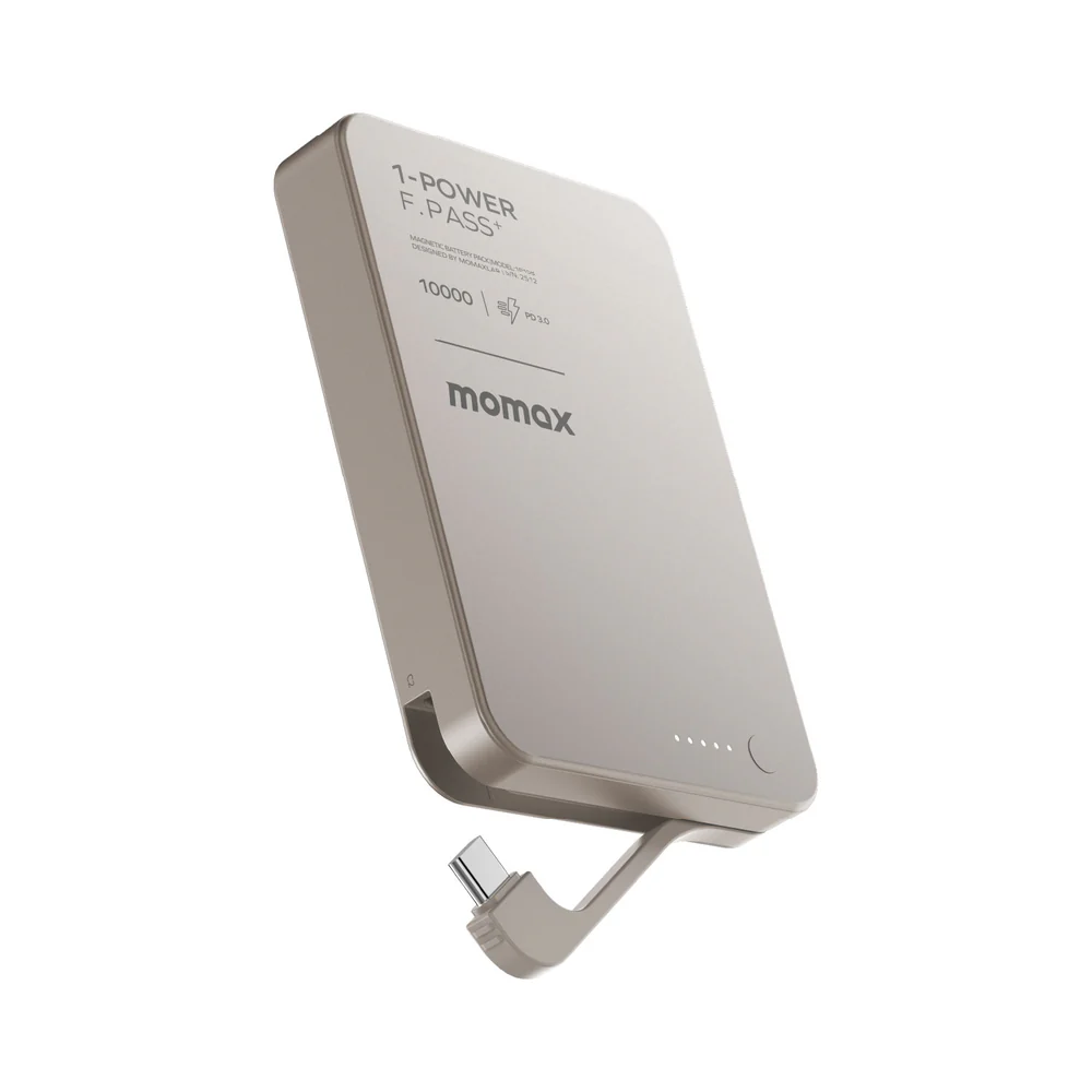 Momax 10000mAh 磁吸帶線移動電源 PD快充 澳門保養