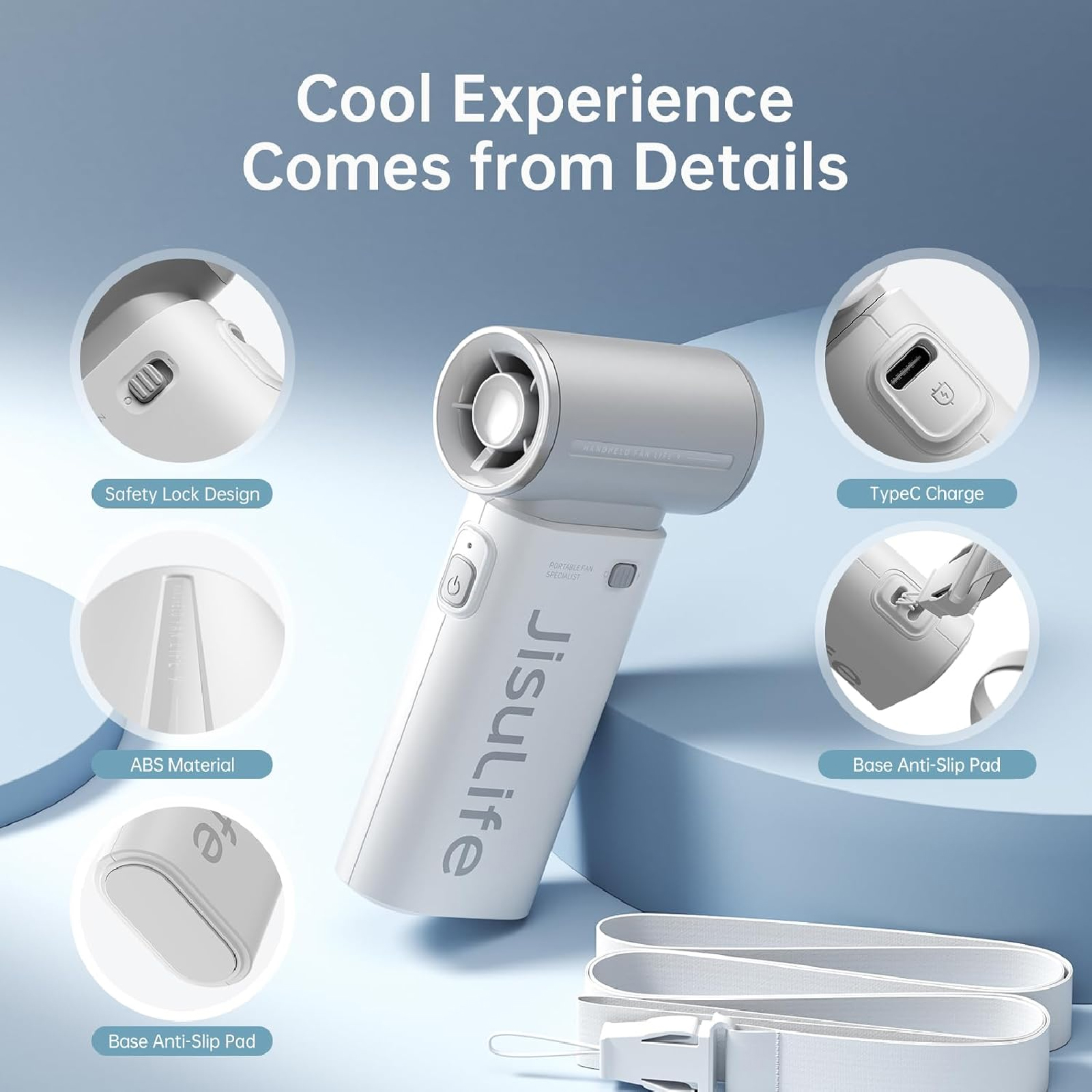 JISULIFE Handheld Fan Life9 5000mAh 手持風扇 澳門保養