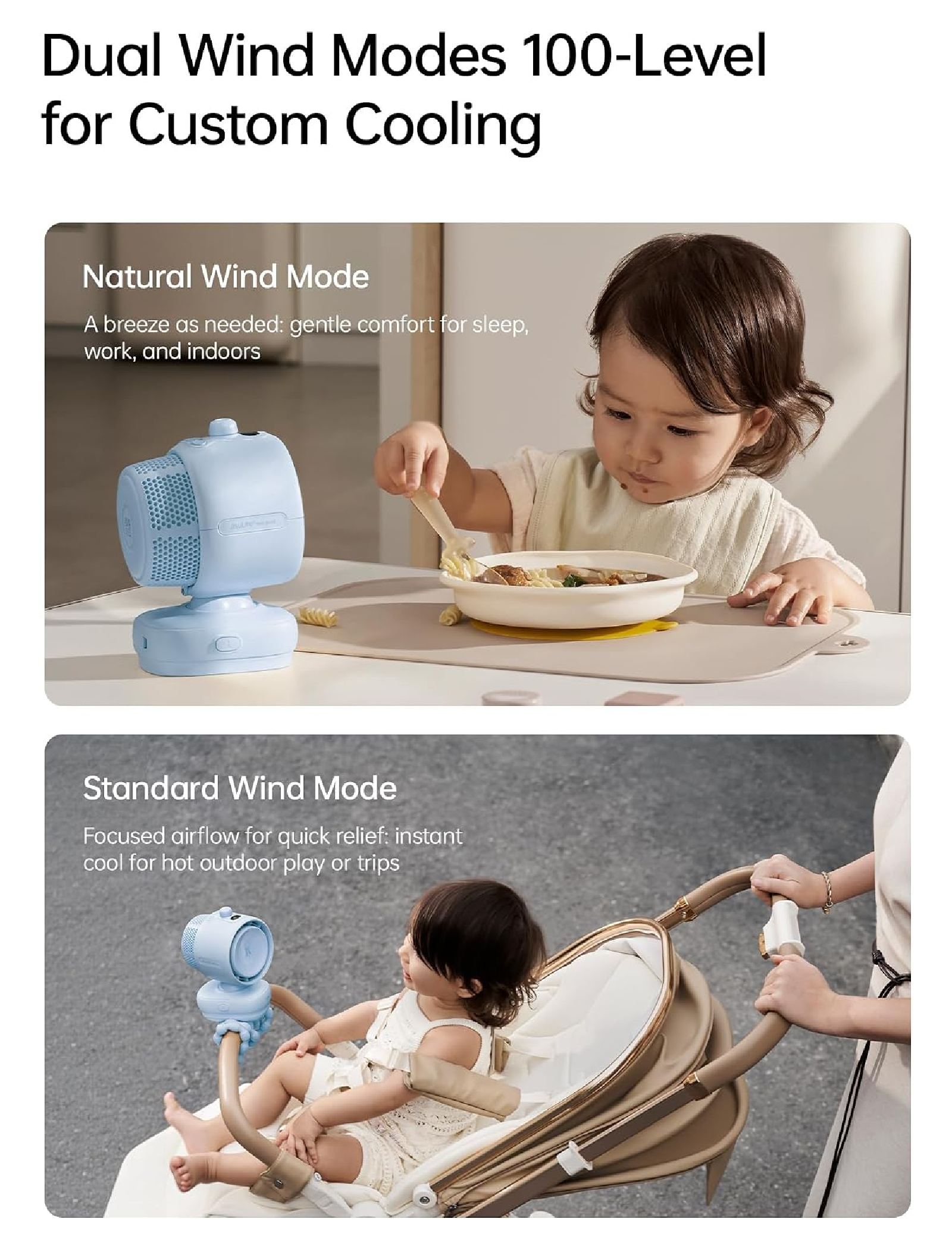 JISULIFE 幾素 Stroller Fan 3 (Octopus) 5000mAh 八爪魚支架100檔風速小夜燈嬰兒車風扇 澳門保養