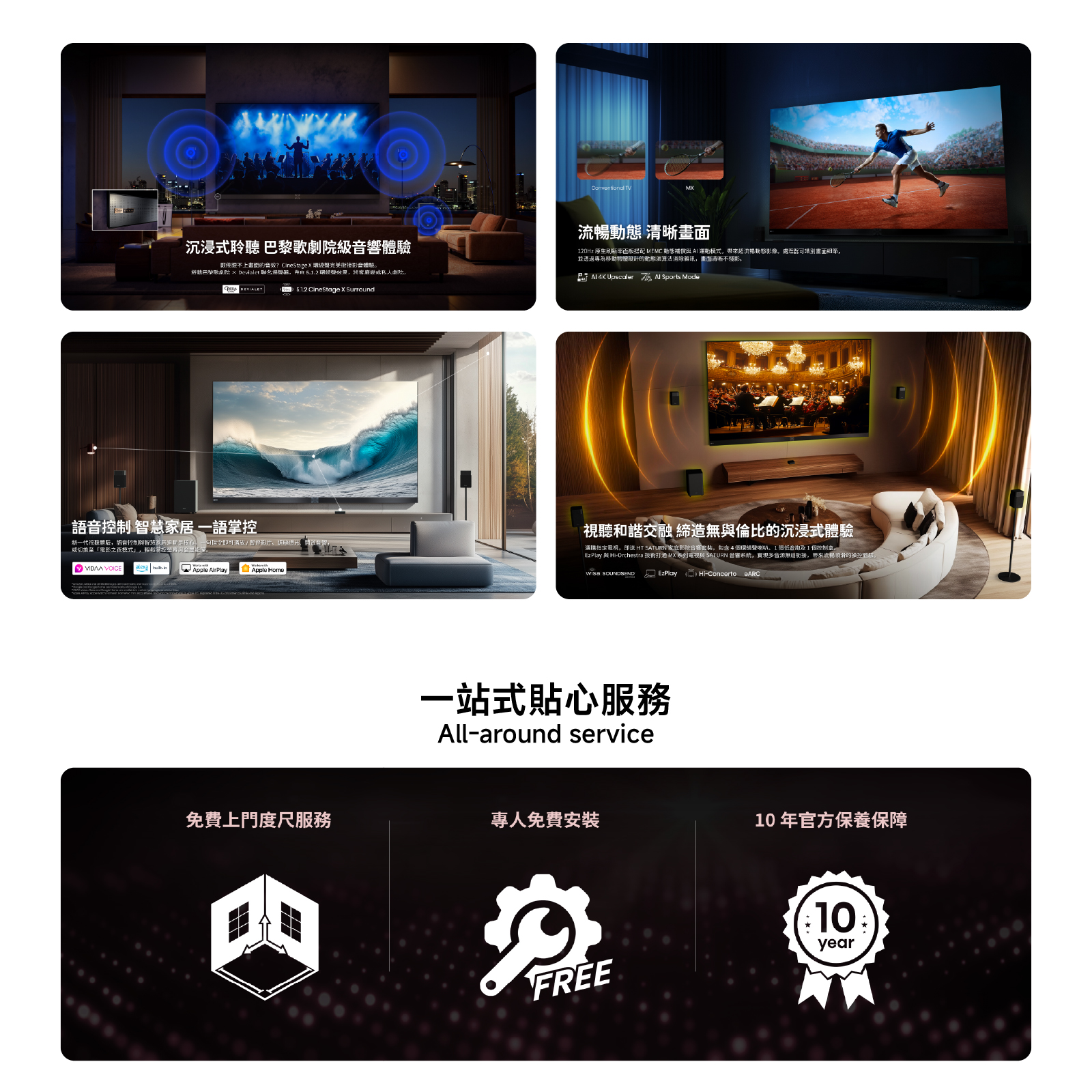 Hisense 海信 MXQ 136吋 4K超大巨幕一體機 頂級豪宅私人影院 高端商務首選 澳門保養