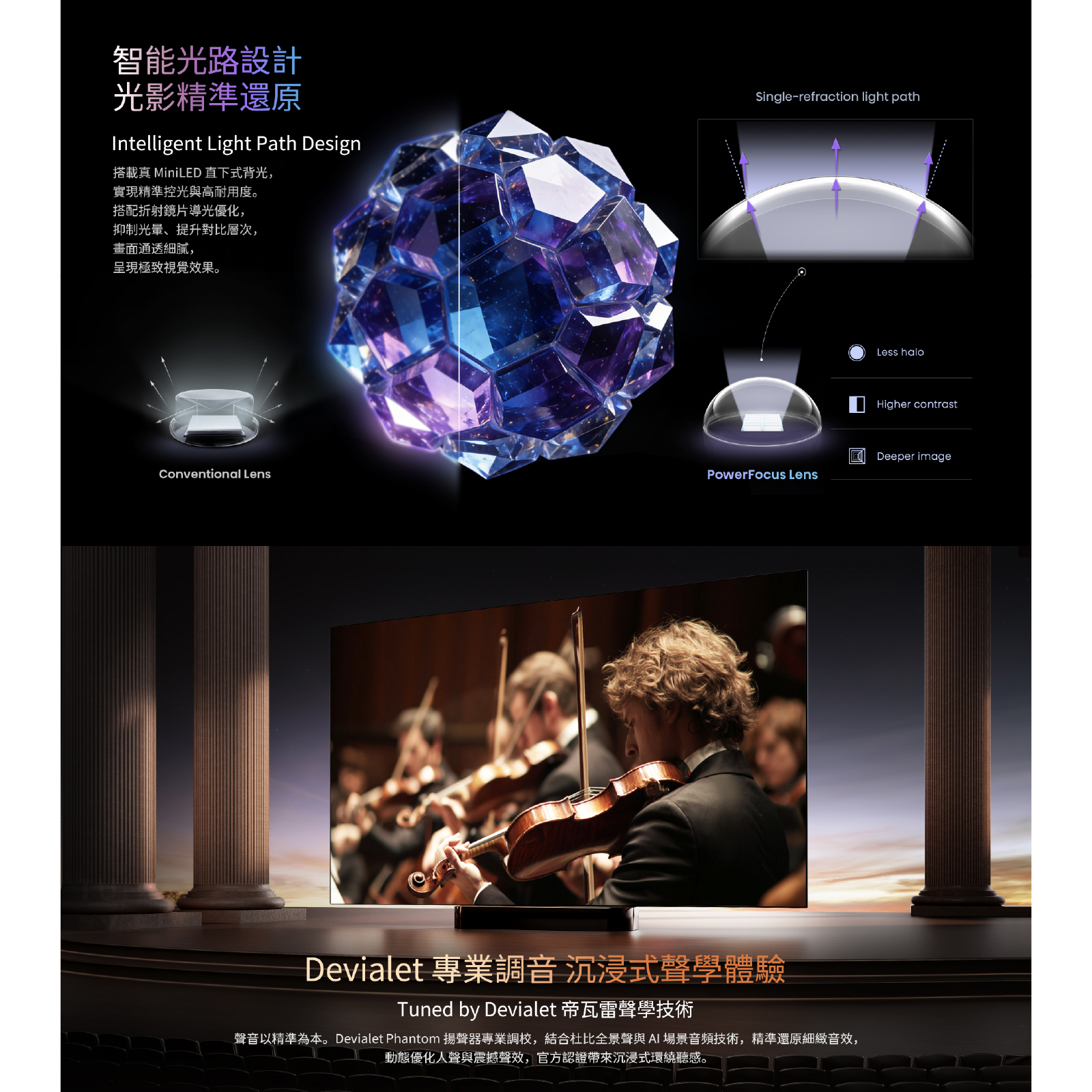 Hisense 海信 U7SE ULED Mini-LED 4K 智能電視 50-85吋多尺寸可選 原生144Hz高刷 獨立重低音 澳門保養