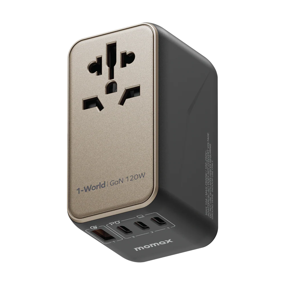 Momax 1 World 120W GaN 旅行充電插座 澳門保養