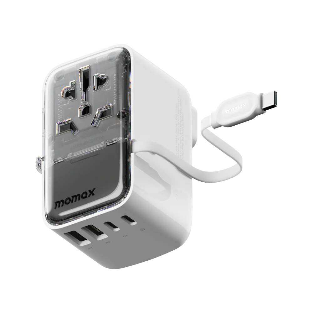 Momax 1 world Plus Flow 35W 內建快充線 旅行插座 澳門保養
