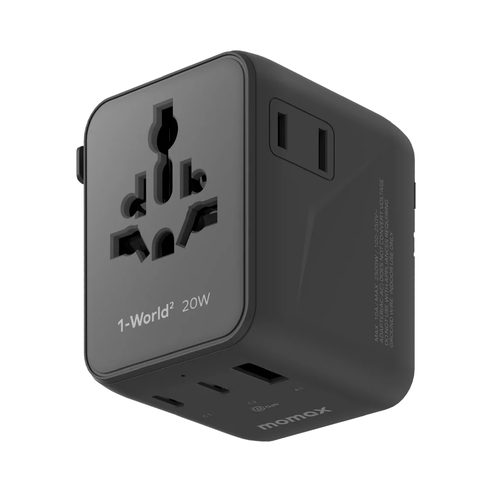 Momax 1 World2 20W 雙AC 3插口旅行插座 澳門保養