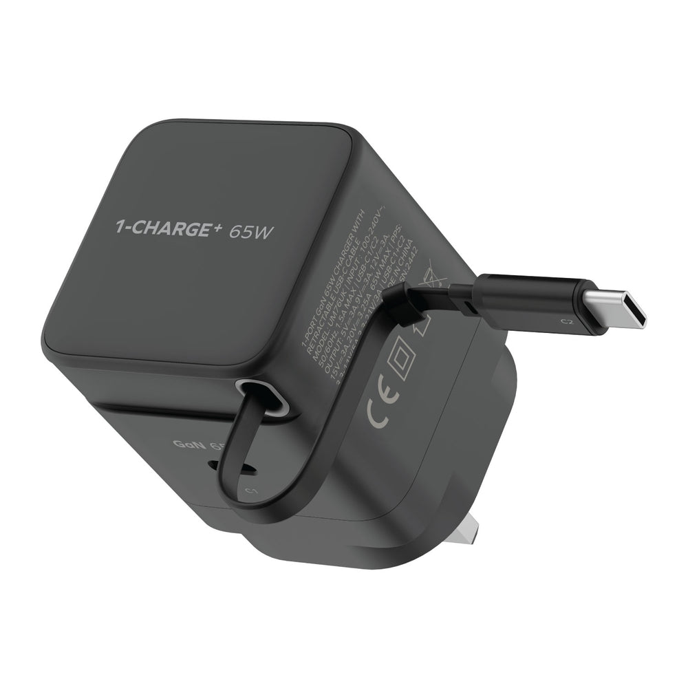 Momax 65W 伸縮線充電器 氮化鎵快充 澳門保養