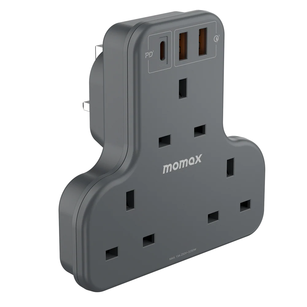 Momax ONEPLUG PD20W 2A1C 3位T型插座 澳門保養