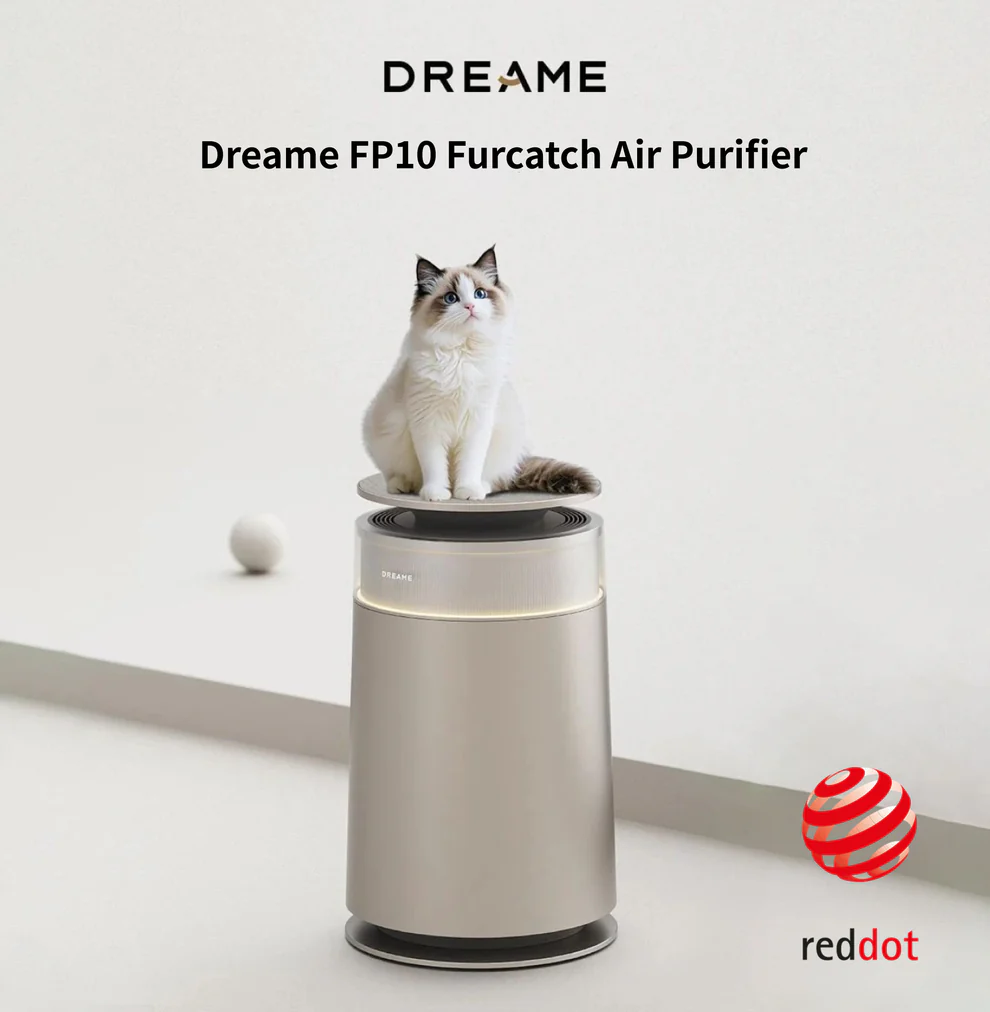 DREAME 追覓 FP10 主動集毛寵物空氣清新機 除毛去味 智能淨化 寵物家電 靜音濾網 高效除醛 澳門保養