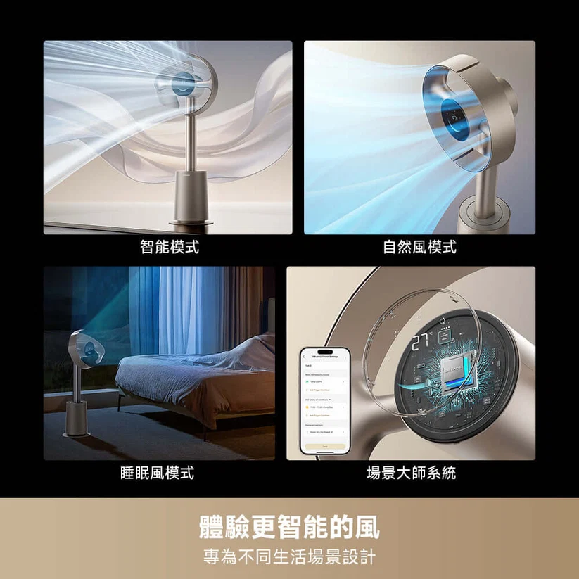 Dreame 追覓 MF10 AI智慧感溫全域淨化雙風翼無葉循環扇 國際版 澳門保養