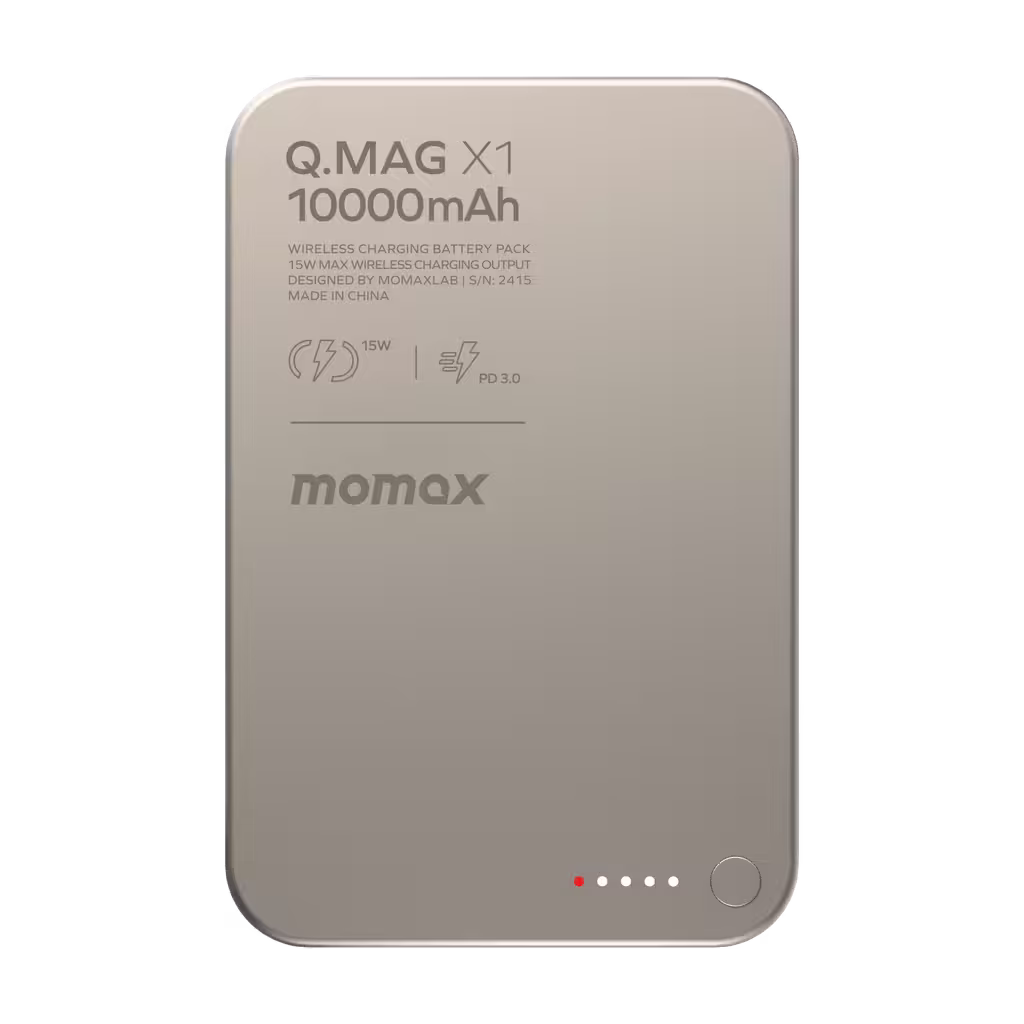 Momax Q Mag X1 充電寶 超薄磁吸移動電源 一萬毫安 澳門保養