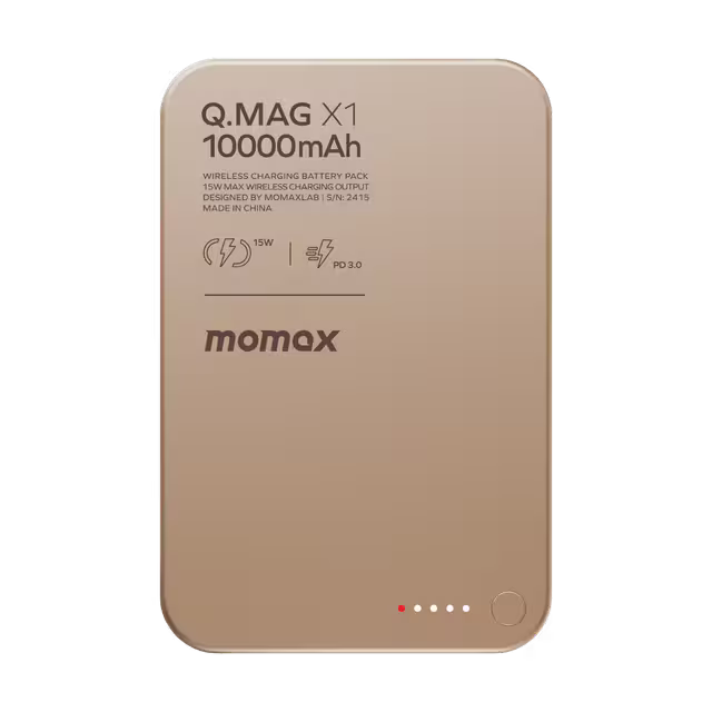 Momax Q Mag X1 充電寶 超薄磁吸移動電源 一萬毫安 澳門保養
