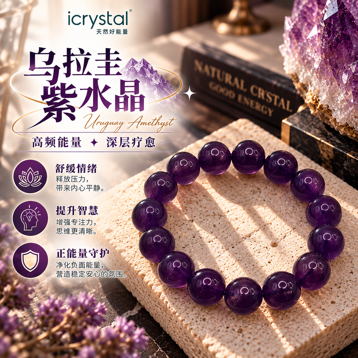Uruguay Amethyst Bracelet