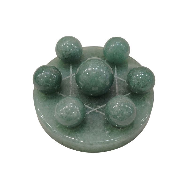 Aventurine Seven Star with Aventurine Base - 6cm