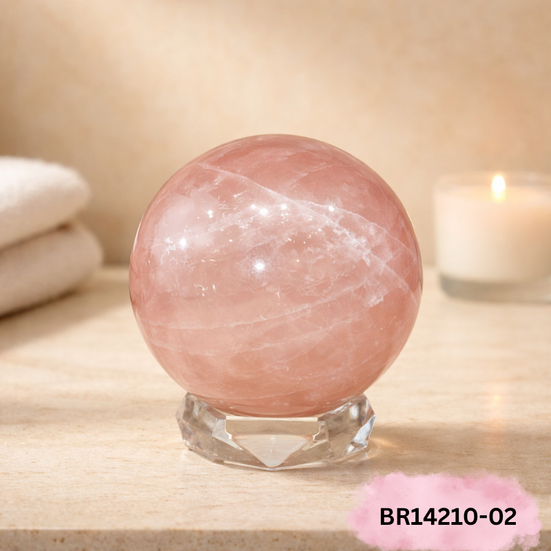 Rose Quartz Ball - 0.99kgs
