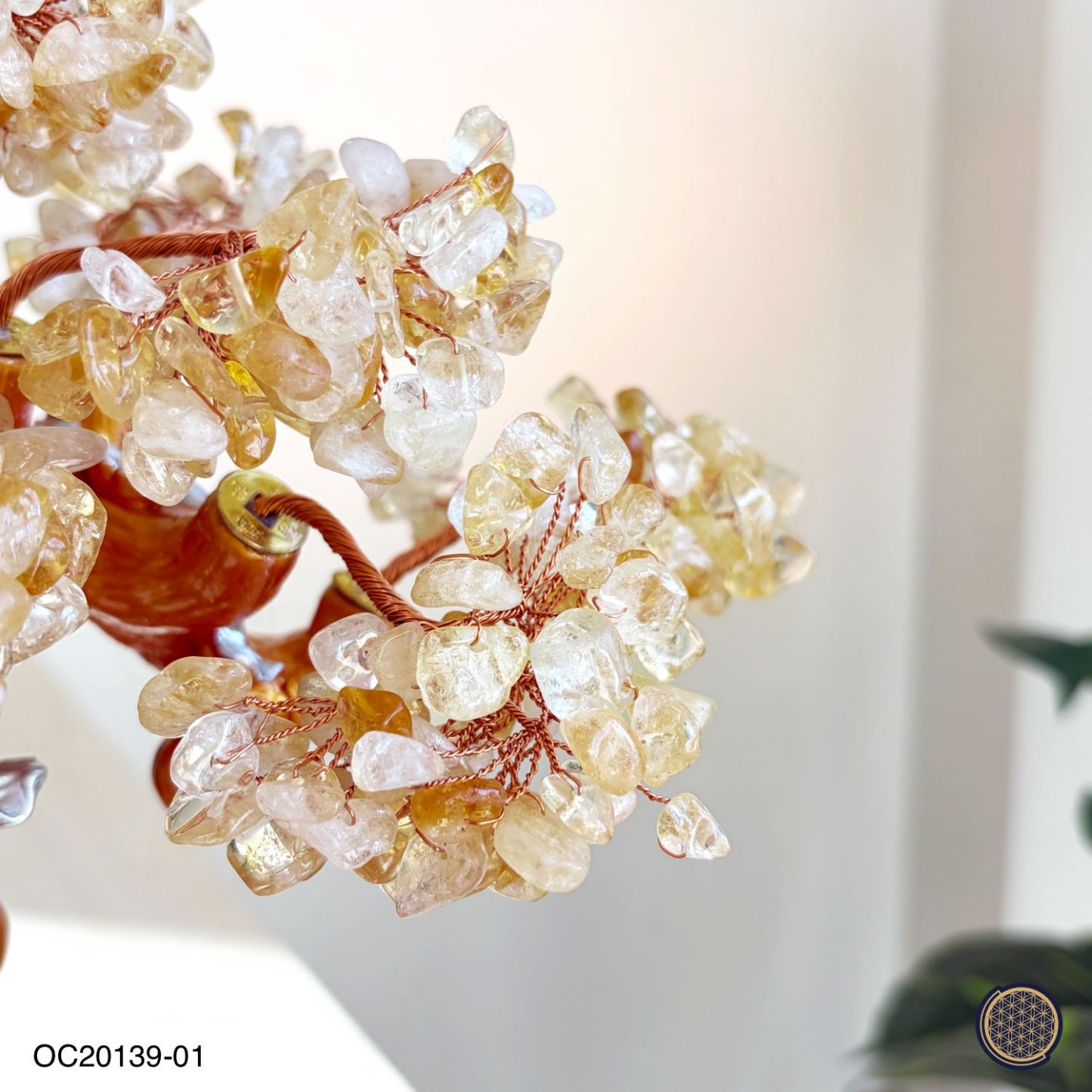 Lucky Cat Citrine for Fortune Tree