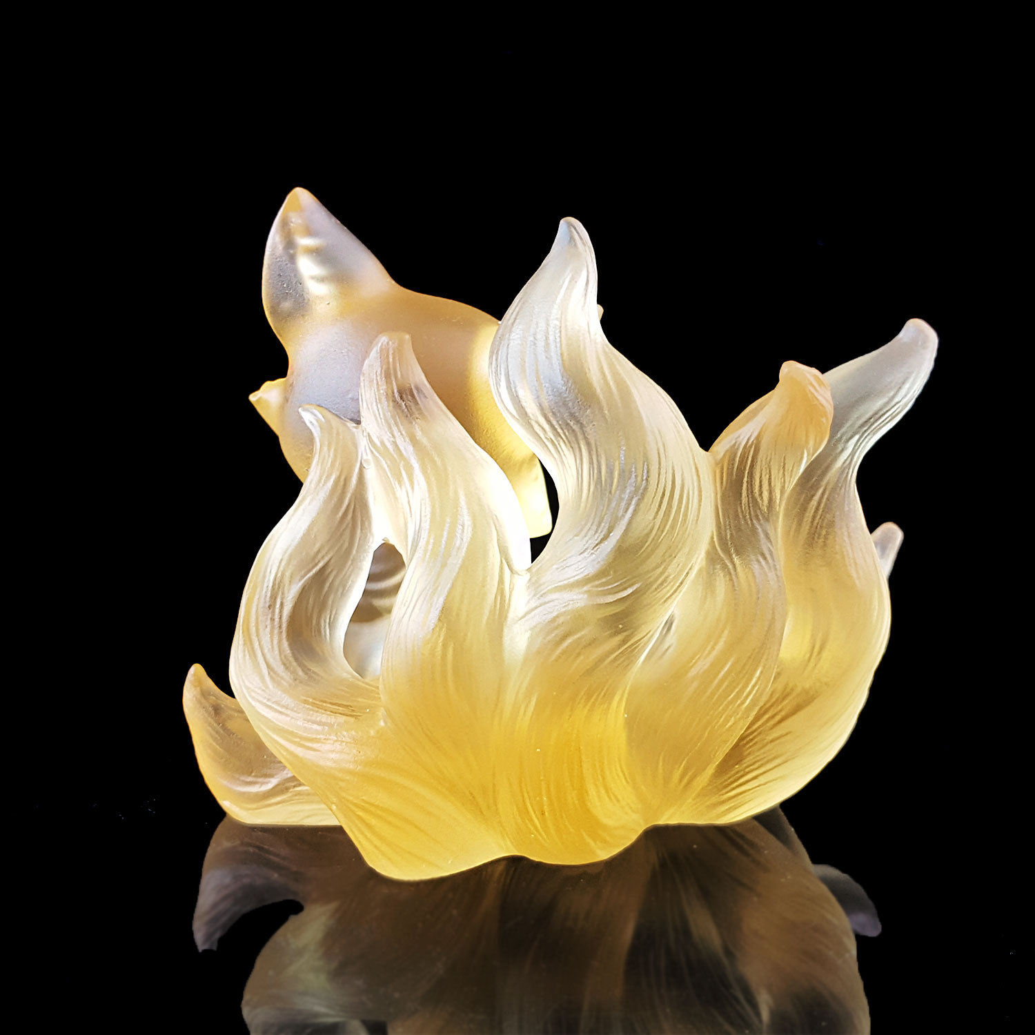 Yellow Liu Li 3D Gumiho Decoration