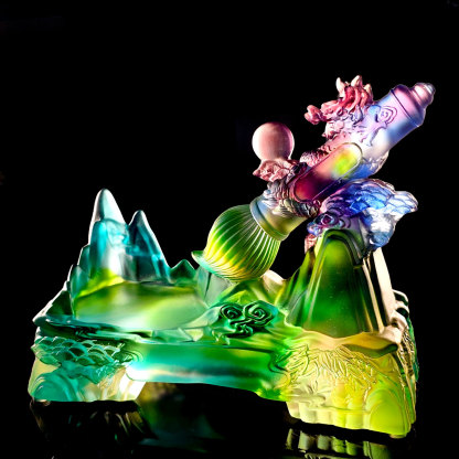 Colour Liu Li Pagoda With Pen