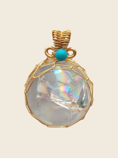 White Azeztulite Pendant