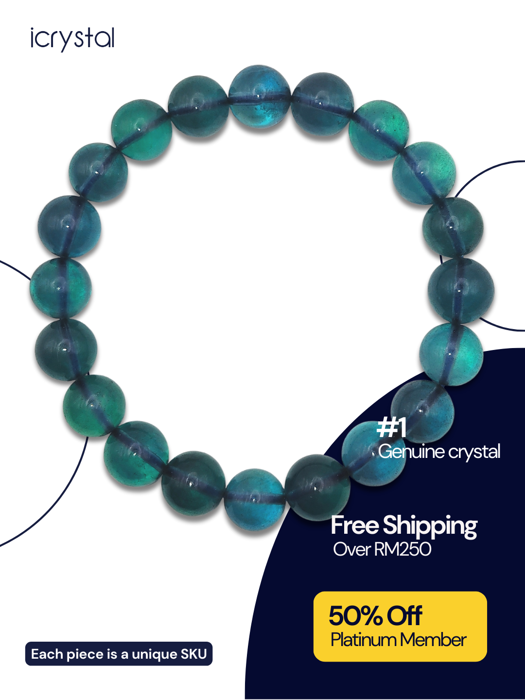 Superior Brazil Devil Aquamarine Bracelet