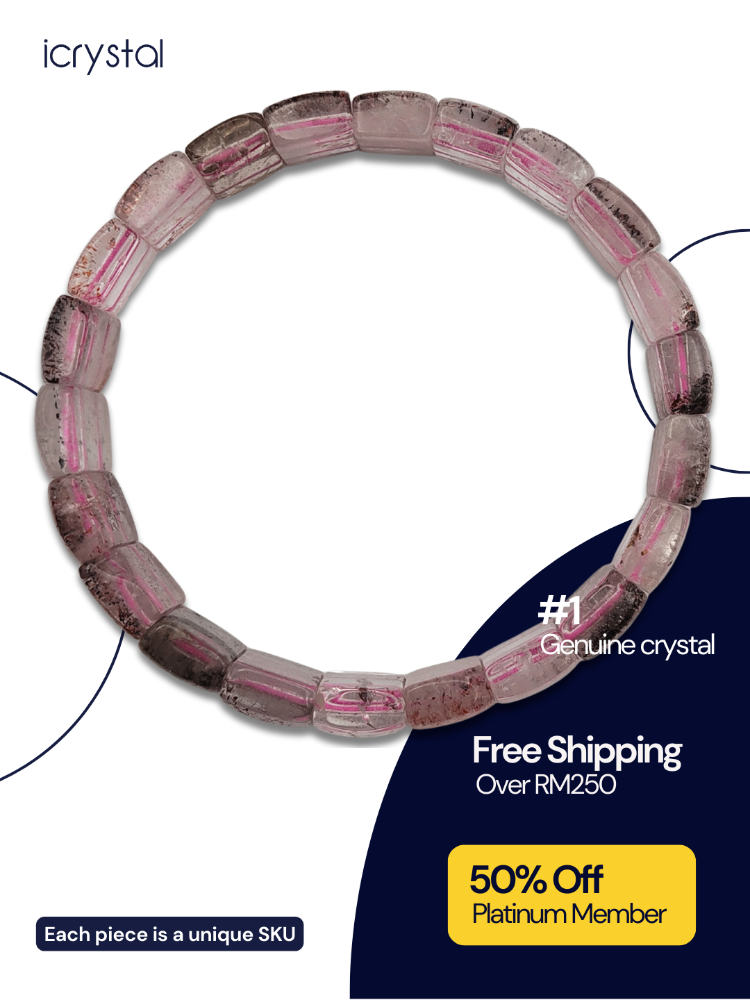 Super Seven Square Bracelet 