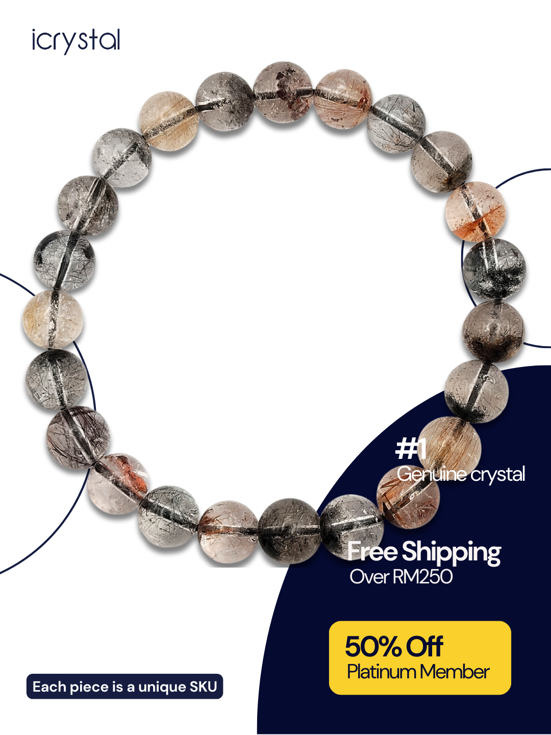 Mix Rutile Bracelet