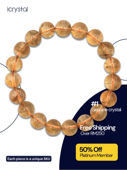 High Grade Citrine Bracelet