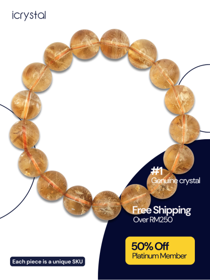 High Grade Citrine Bracelet