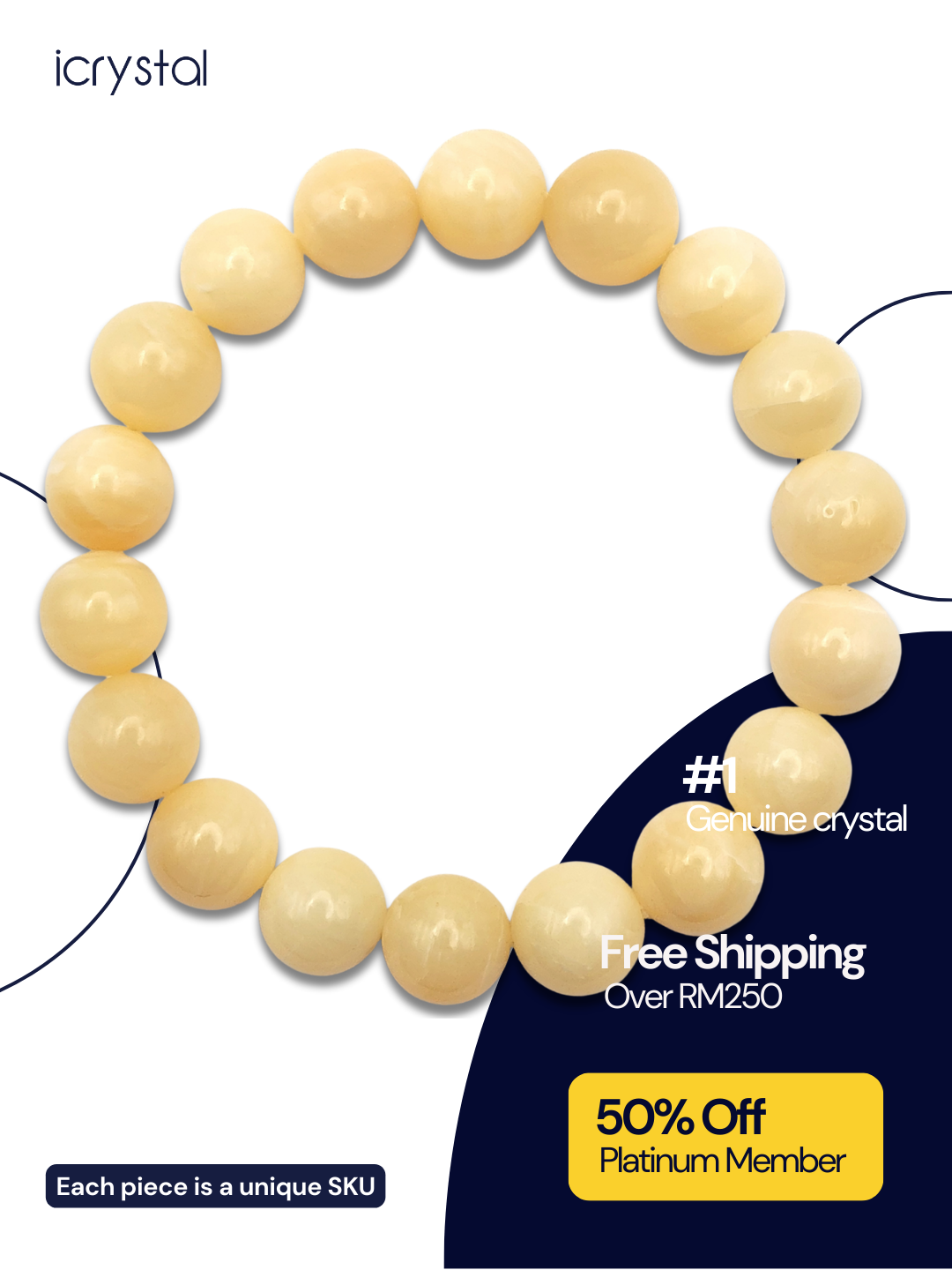 Golden Tridacna Bracelet