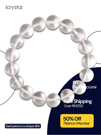 High Grade Clear Quartz Bracelet