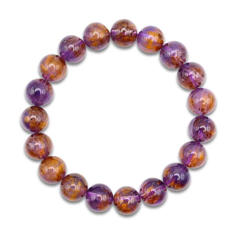 Superior Amethyst Rutile Bracelet
